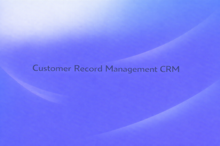 Customer Record Management CRM