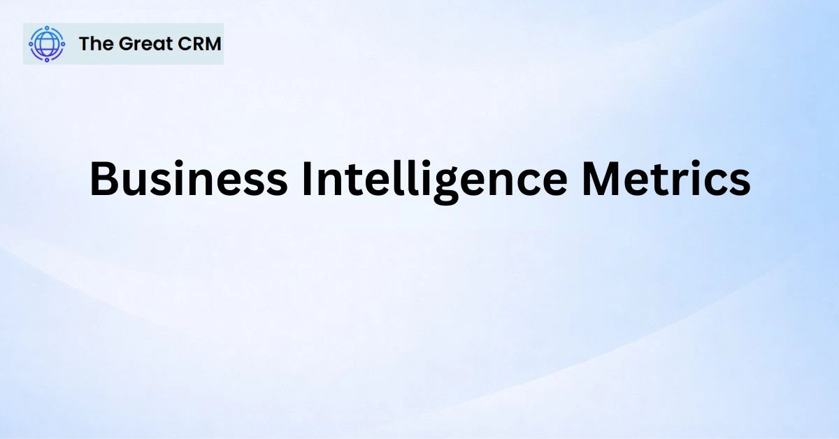 Business Intelligence Metrics
