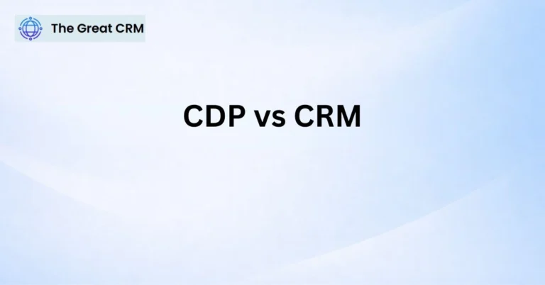 CDP vs CRM