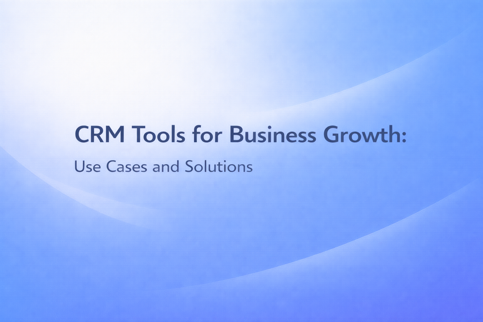 CRM Tools