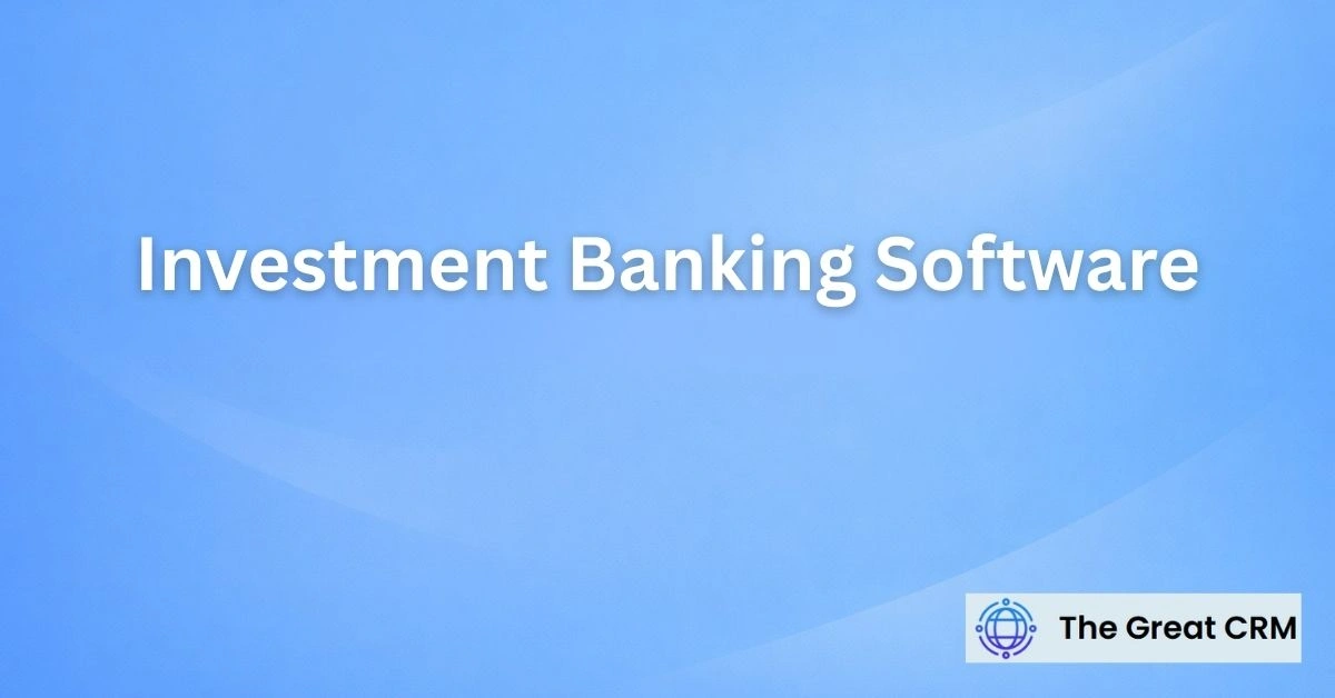 Investment Banking Software