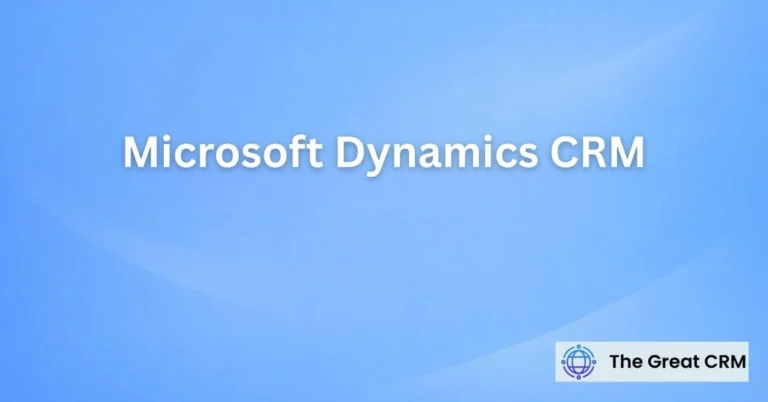 Microsoft Dynamics CRM