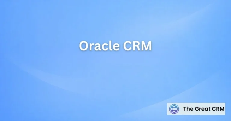 Oracle CRM