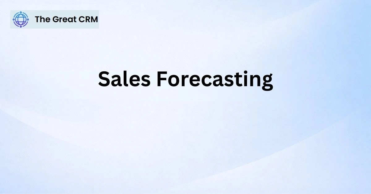 Sales Forecasting