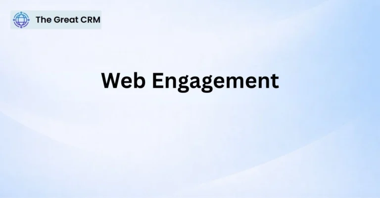 Web Engagement CRM