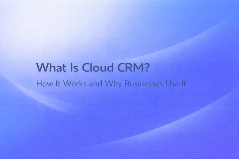 Cloud CRM