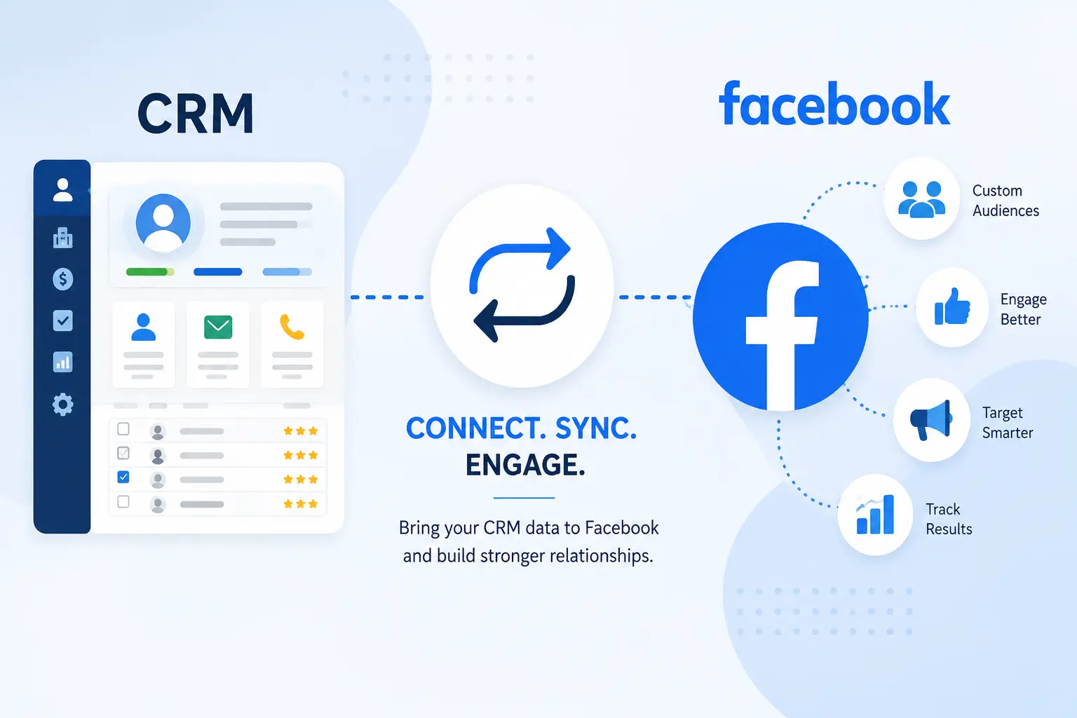 CRM to Facebook: